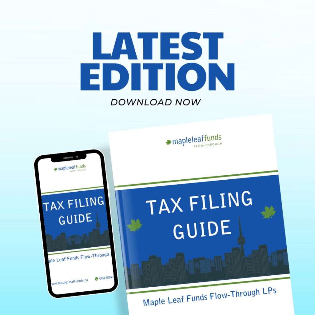 Maple Leaf Funds - Tax Filing Guide